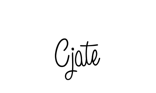 Also we have Cjate name is the best signature style. Create professional handwritten signature collection using Angelique-Rose-font-FFP autograph style. Cjate signature style 5 images and pictures png