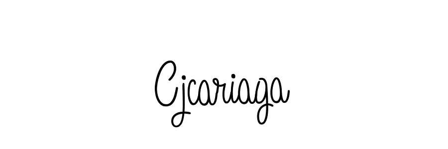 Make a beautiful signature design for name Cjcariaga. With this signature (Angelique-Rose-font-FFP) style, you can create a handwritten signature for free. Cjcariaga signature style 5 images and pictures png