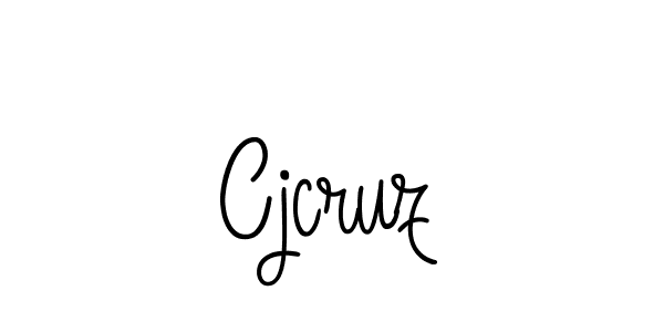 Create a beautiful signature design for name Cjcruz. With this signature (Angelique-Rose-font-FFP) fonts, you can make a handwritten signature for free. Cjcruz signature style 5 images and pictures png