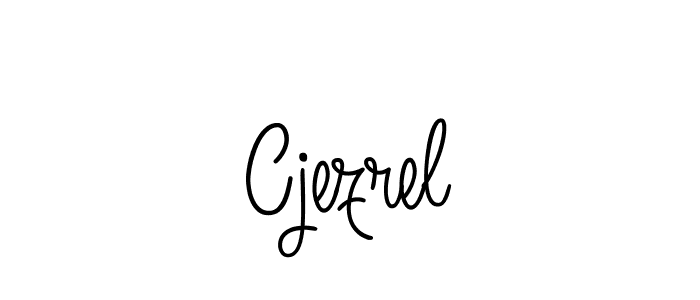 How to make Cjezrel signature? Angelique-Rose-font-FFP is a professional autograph style. Create handwritten signature for Cjezrel name. Cjezrel signature style 5 images and pictures png