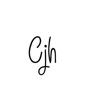 Design your own signature with our free online signature maker. With this signature software, you can create a handwritten (Angelique-Rose-font-FFP) signature for name Cjh. Cjh signature style 5 images and pictures png
