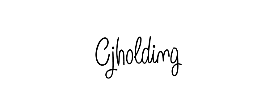 Use a signature maker to create a handwritten signature online. With this signature software, you can design (Angelique-Rose-font-FFP) your own signature for name Cjholding. Cjholding signature style 5 images and pictures png