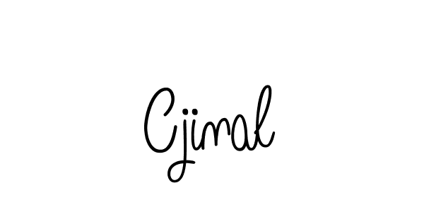 Make a beautiful signature design for name Cjinal. With this signature (Angelique-Rose-font-FFP) style, you can create a handwritten signature for free. Cjinal signature style 5 images and pictures png