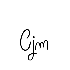 The best way (Angelique-Rose-font-FFP) to make a short signature is to pick only two or three words in your name. The name Cjm include a total of six letters. For converting this name. Cjm signature style 5 images and pictures png