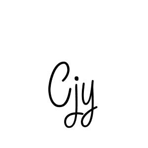 Also we have Cjy name is the best signature style. Create professional handwritten signature collection using Angelique-Rose-font-FFP autograph style. Cjy signature style 5 images and pictures png