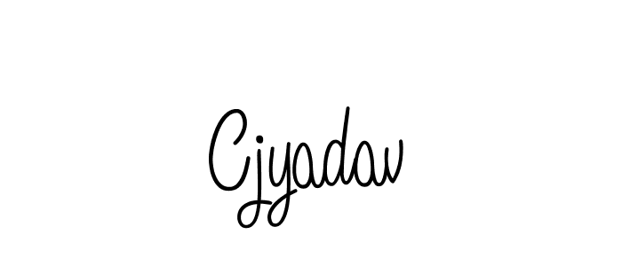 Once you've used our free online signature maker to create your best signature Angelique-Rose-font-FFP style, it's time to enjoy all of the benefits that Cjyadav name signing documents. Cjyadav signature style 5 images and pictures png