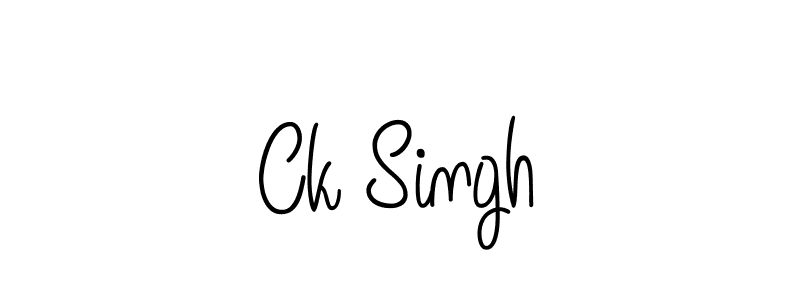 Ck Singh stylish signature style. Best Handwritten Sign (Angelique-Rose-font-FFP) for my name. Handwritten Signature Collection Ideas for my name Ck Singh. Ck Singh signature style 5 images and pictures png