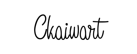 Design your own signature with our free online signature maker. With this signature software, you can create a handwritten (Angelique-Rose-font-FFP) signature for name Ckaiwart. Ckaiwart signature style 5 images and pictures png
