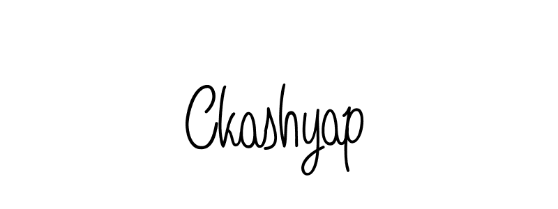 Make a beautiful signature design for name Ckashyap. With this signature (Angelique-Rose-font-FFP) style, you can create a handwritten signature for free. Ckashyap signature style 5 images and pictures png