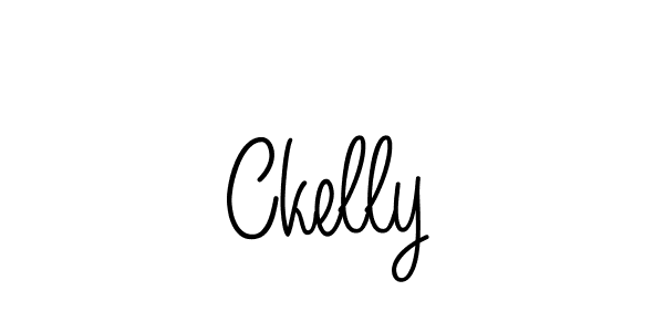 Use a signature maker to create a handwritten signature online. With this signature software, you can design (Angelique-Rose-font-FFP) your own signature for name Ckelly. Ckelly signature style 5 images and pictures png