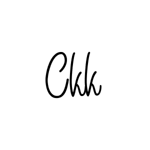 The best way (Angelique-Rose-font-FFP) to make a short signature is to pick only two or three words in your name. The name Ckk include a total of six letters. For converting this name. Ckk signature style 5 images and pictures png