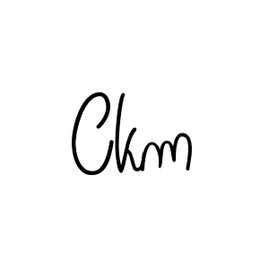 How to make Ckm signature? Angelique-Rose-font-FFP is a professional autograph style. Create handwritten signature for Ckm name. Ckm signature style 5 images and pictures png