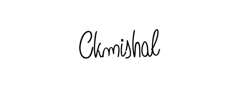 Ckmishal stylish signature style. Best Handwritten Sign (Angelique-Rose-font-FFP) for my name. Handwritten Signature Collection Ideas for my name Ckmishal. Ckmishal signature style 5 images and pictures png