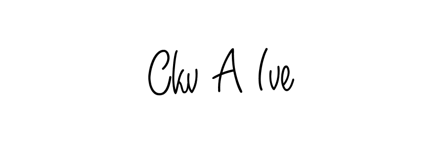 How to make Ckv A Ive signature? Angelique-Rose-font-FFP is a professional autograph style. Create handwritten signature for Ckv A Ive name. Ckv A Ive signature style 5 images and pictures png