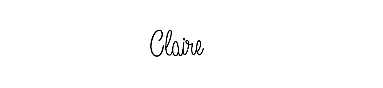 Make a short Claire ❤️ signature style. Manage your documents anywhere anytime using Angelique-Rose-font-FFP. Create and add eSignatures, submit forms, share and send files easily. Claire ❤️ signature style 5 images and pictures png