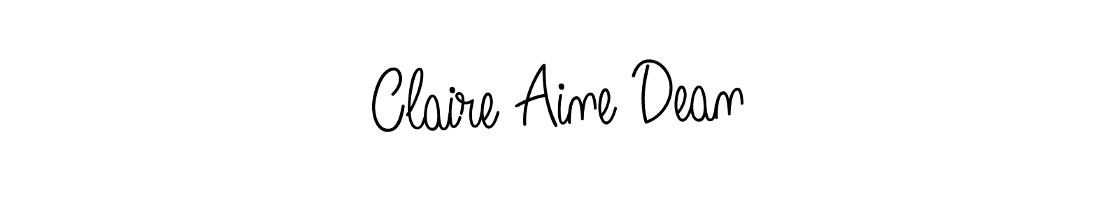 Design your own signature with our free online signature maker. With this signature software, you can create a handwritten (Angelique-Rose-font-FFP) signature for name Claire Aine Dean. Claire Aine Dean signature style 5 images and pictures png