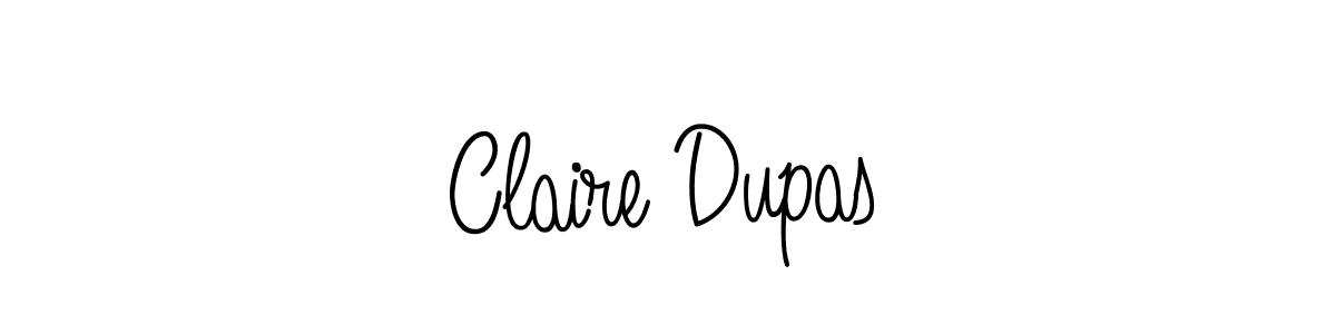 Create a beautiful signature design for name Claire Dupas. With this signature (Angelique-Rose-font-FFP) fonts, you can make a handwritten signature for free. Claire Dupas signature style 5 images and pictures png