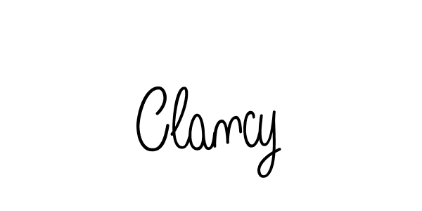 Clancy stylish signature style. Best Handwritten Sign (Angelique-Rose-font-FFP) for my name. Handwritten Signature Collection Ideas for my name Clancy. Clancy signature style 5 images and pictures png
