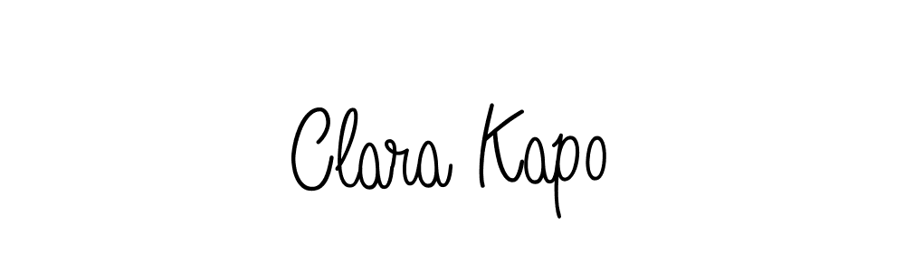 Here are the top 10 professional signature styles for the name Clara Kapo. These are the best autograph styles you can use for your name. Clara Kapo signature style 5 images and pictures png