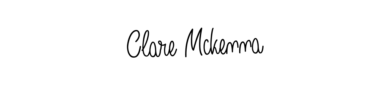 The best way (Angelique-Rose-font-FFP) to make a short signature is to pick only two or three words in your name. The name Clare Mckenna include a total of six letters. For converting this name. Clare Mckenna signature style 5 images and pictures png