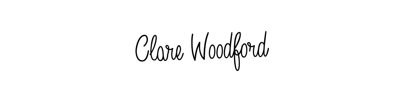 How to Draw Clare Woodford signature style? Angelique-Rose-font-FFP is a latest design signature styles for name Clare Woodford. Clare Woodford signature style 5 images and pictures png