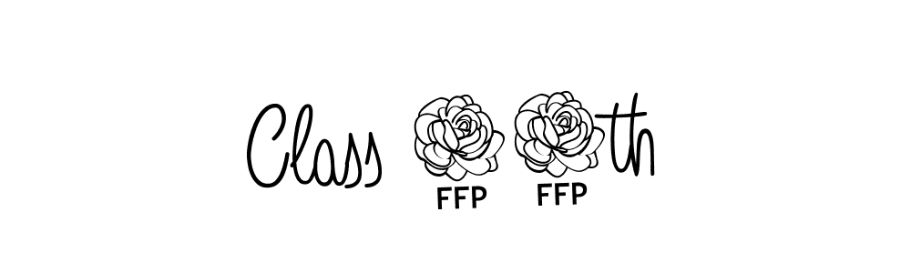 Design your own signature with our free online signature maker. With this signature software, you can create a handwritten (Angelique-Rose-font-FFP) signature for name Class 10th. Class 10th signature style 5 images and pictures png