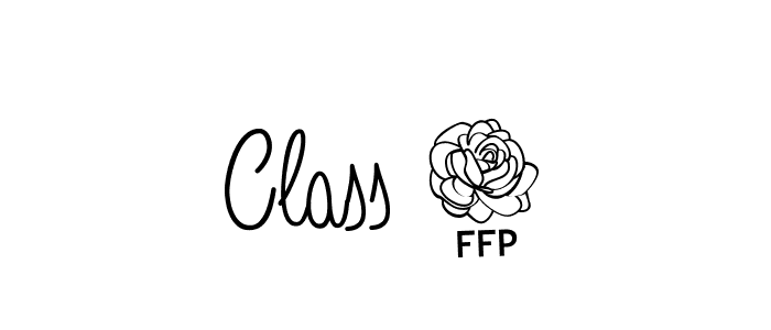 How to make Class 2 name signature. Use Angelique-Rose-font-FFP style for creating short signs online. This is the latest handwritten sign. Class 2 signature style 5 images and pictures png