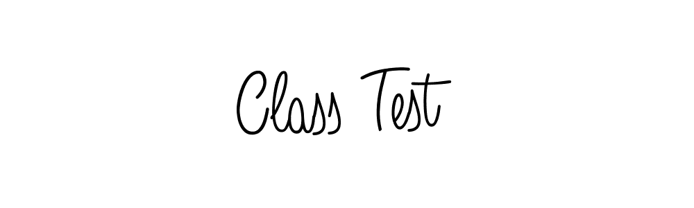 The best way (Angelique-Rose-font-FFP) to make a short signature is to pick only two or three words in your name. The name Class Test include a total of six letters. For converting this name. Class Test signature style 5 images and pictures png