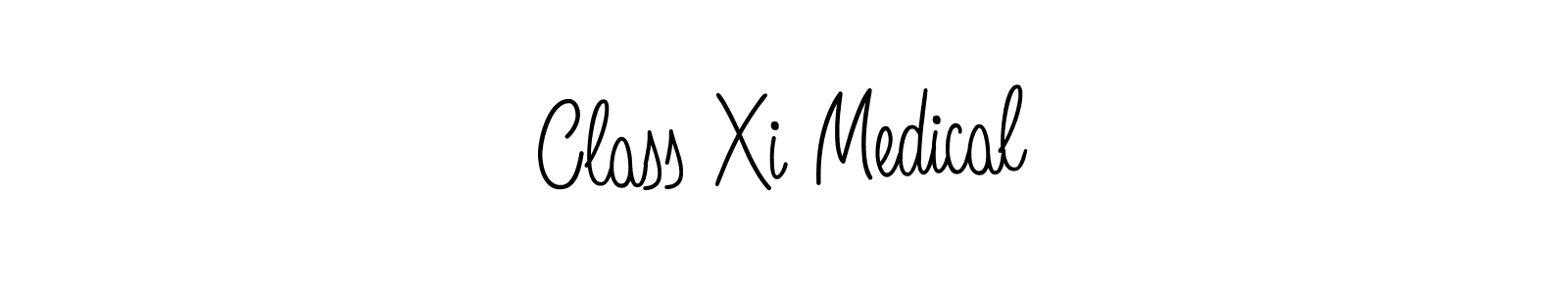 Also You can easily find your signature by using the search form. We will create Class Xi Medical name handwritten signature images for you free of cost using Angelique-Rose-font-FFP sign style. Class Xi Medical signature style 5 images and pictures png
