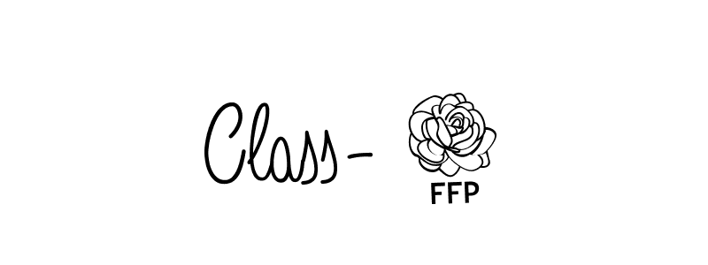 How to Draw Class- 6 signature style? Angelique-Rose-font-FFP is a latest design signature styles for name Class- 6. Class- 6 signature style 5 images and pictures png