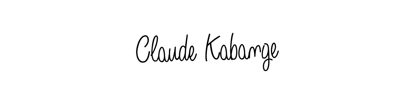 if you are searching for the best signature style for your name Claude Kabange. so please give up your signature search. here we have designed multiple signature styles  using Angelique-Rose-font-FFP. Claude Kabange signature style 5 images and pictures png