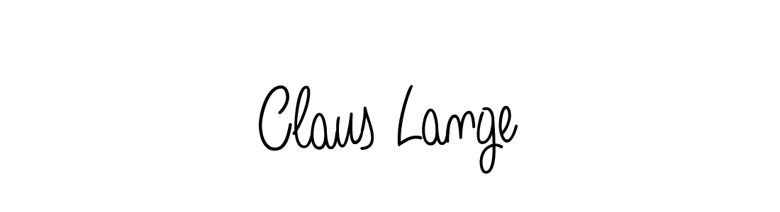 Claus Lange stylish signature style. Best Handwritten Sign (Angelique-Rose-font-FFP) for my name. Handwritten Signature Collection Ideas for my name Claus Lange. Claus Lange signature style 5 images and pictures png