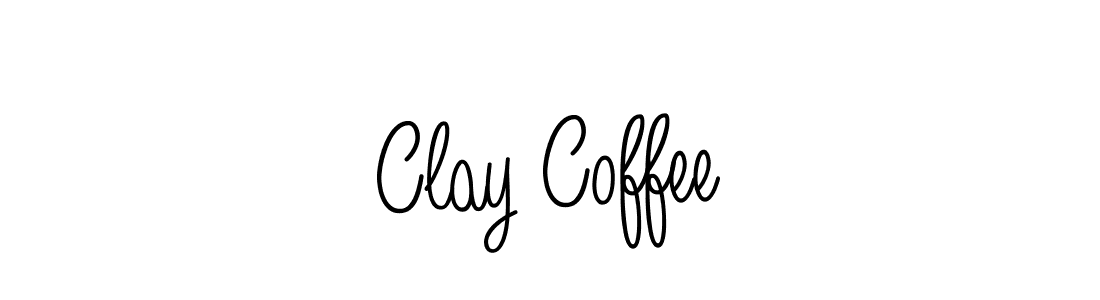 How to make Clay Coffee name signature. Use Angelique-Rose-font-FFP style for creating short signs online. This is the latest handwritten sign. Clay Coffee signature style 5 images and pictures png