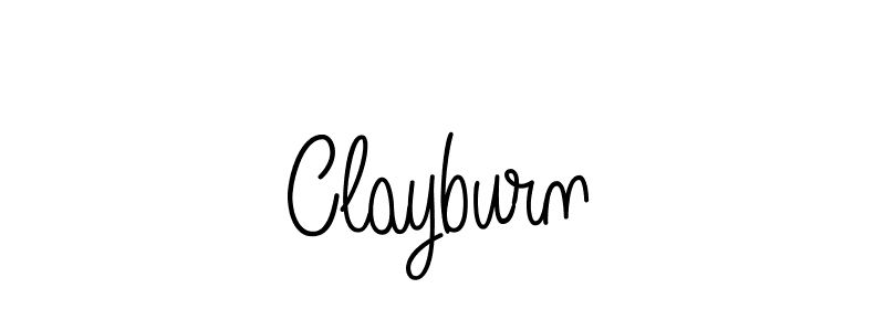 The best way (Angelique-Rose-font-FFP) to make a short signature is to pick only two or three words in your name. The name Clayburn include a total of six letters. For converting this name. Clayburn signature style 5 images and pictures png