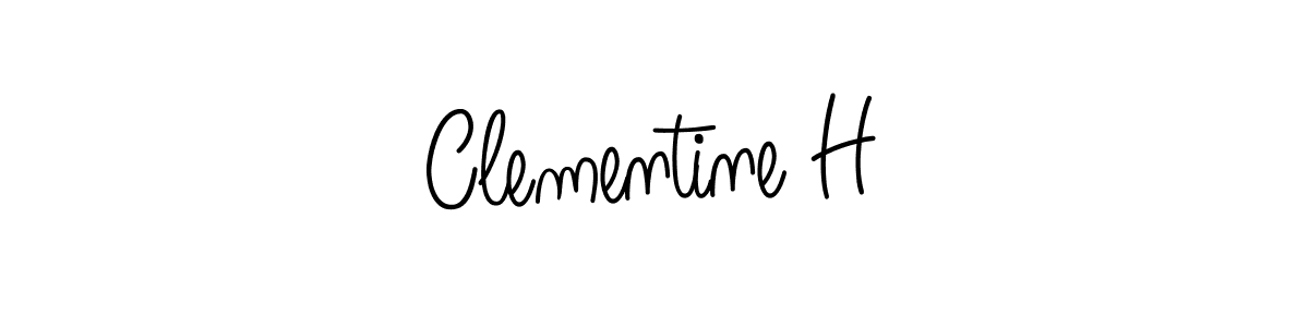 Make a short Clementine H signature style. Manage your documents anywhere anytime using Angelique-Rose-font-FFP. Create and add eSignatures, submit forms, share and send files easily. Clementine H signature style 5 images and pictures png