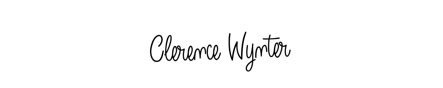 How to Draw Clerence Wynter signature style? Angelique-Rose-font-FFP is a latest design signature styles for name Clerence Wynter. Clerence Wynter signature style 5 images and pictures png