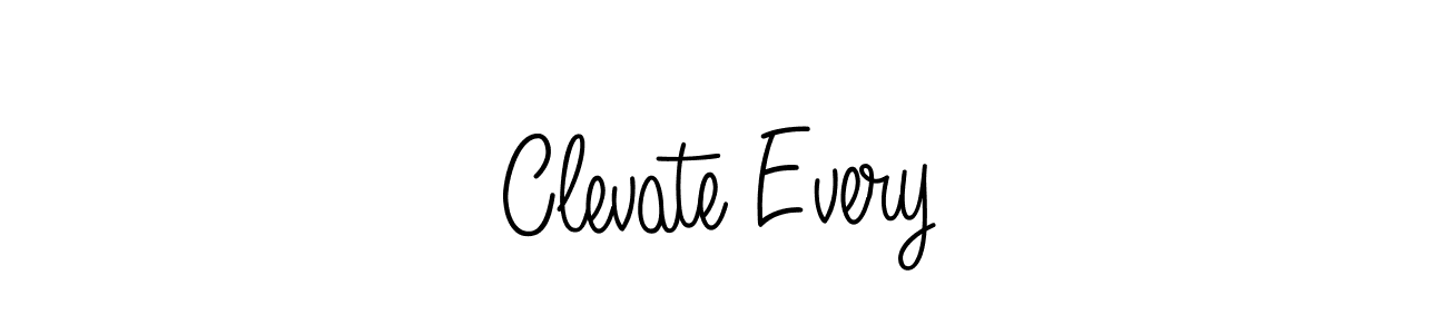 Clevate Every stylish signature style. Best Handwritten Sign (Angelique-Rose-font-FFP) for my name. Handwritten Signature Collection Ideas for my name Clevate Every. Clevate Every signature style 5 images and pictures png