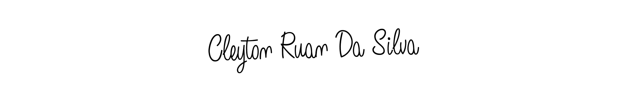 Design your own signature with our free online signature maker. With this signature software, you can create a handwritten (Angelique-Rose-font-FFP) signature for name Cleyton Ruan Da Silva. Cleyton Ruan Da Silva signature style 5 images and pictures png
