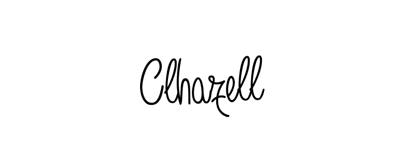 How to make Clhazell name signature. Use Angelique-Rose-font-FFP style for creating short signs online. This is the latest handwritten sign. Clhazell signature style 5 images and pictures png