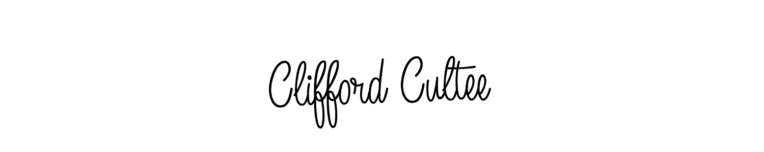 Design your own signature with our free online signature maker. With this signature software, you can create a handwritten (Angelique-Rose-font-FFP) signature for name Clifford Cultee. Clifford Cultee signature style 5 images and pictures png