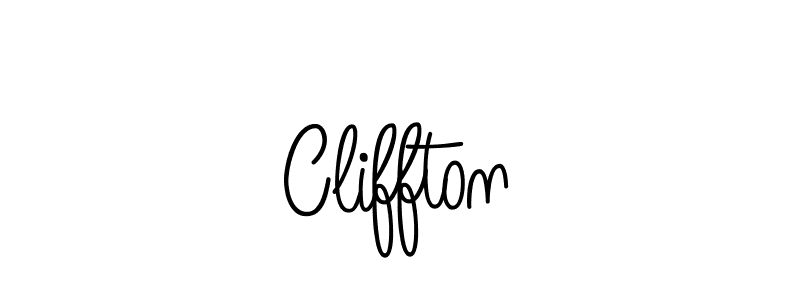 Cliffton stylish signature style. Best Handwritten Sign (Angelique-Rose-font-FFP) for my name. Handwritten Signature Collection Ideas for my name Cliffton. Cliffton signature style 5 images and pictures png