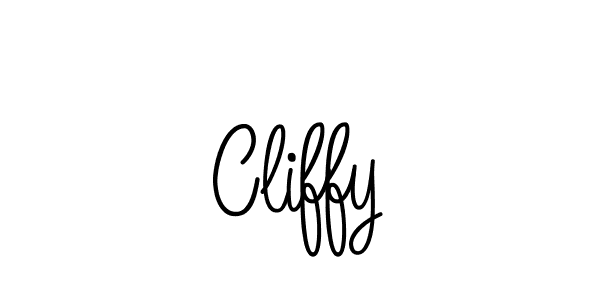How to make Cliffy name signature. Use Angelique-Rose-font-FFP style for creating short signs online. This is the latest handwritten sign. Cliffy signature style 5 images and pictures png