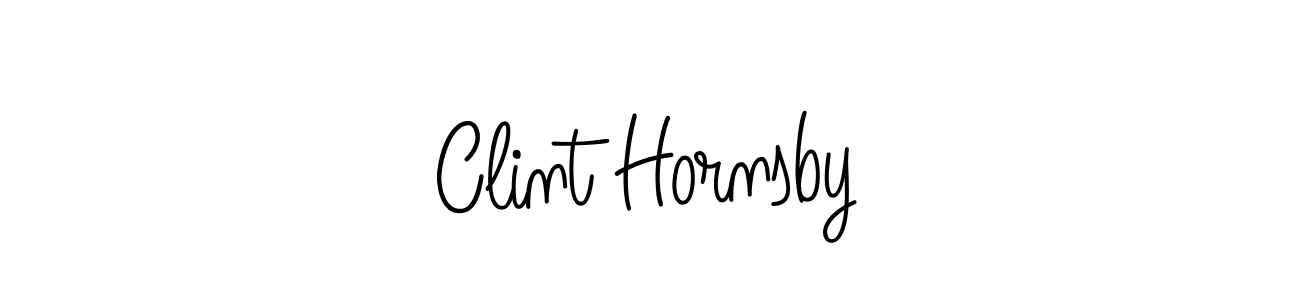 Make a beautiful signature design for name Clint Hornsby. Use this online signature maker to create a handwritten signature for free. Clint Hornsby signature style 5 images and pictures png