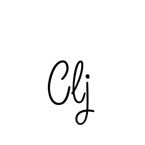 Once you've used our free online signature maker to create your best signature Angelique-Rose-font-FFP style, it's time to enjoy all of the benefits that Clj name signing documents. Clj signature style 5 images and pictures png