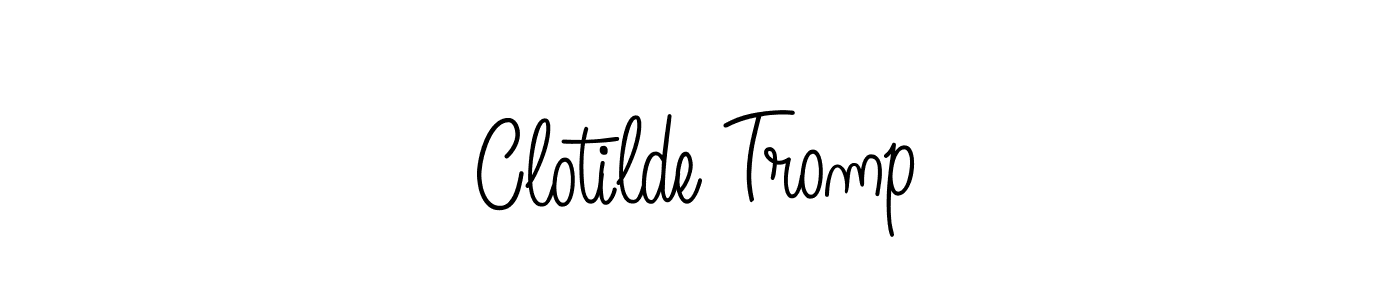 Also we have Clotilde Tromp name is the best signature style. Create professional handwritten signature collection using Angelique-Rose-font-FFP autograph style. Clotilde Tromp signature style 5 images and pictures png