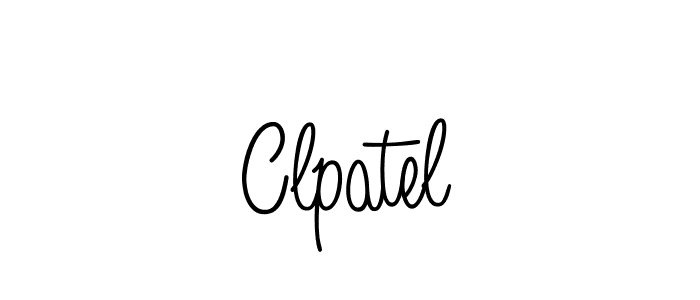 Also we have Clpatel name is the best signature style. Create professional handwritten signature collection using Angelique-Rose-font-FFP autograph style. Clpatel signature style 5 images and pictures png