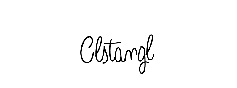 Also we have Clstangl name is the best signature style. Create professional handwritten signature collection using Angelique-Rose-font-FFP autograph style. Clstangl signature style 5 images and pictures png