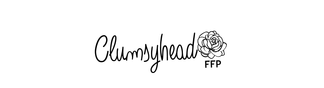 Use a signature maker to create a handwritten signature online. With this signature software, you can design (Angelique-Rose-font-FFP) your own signature for name Clumsyhead7. Clumsyhead7 signature style 5 images and pictures png