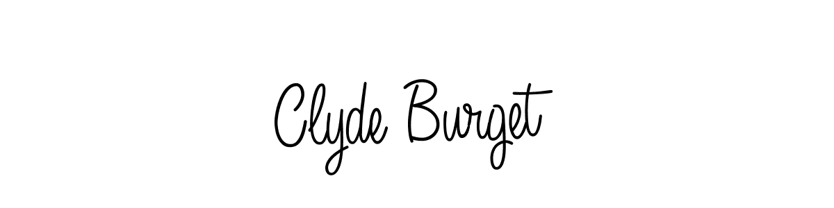 Also we have Clyde Burget name is the best signature style. Create professional handwritten signature collection using Angelique-Rose-font-FFP autograph style. Clyde Burget signature style 5 images and pictures png