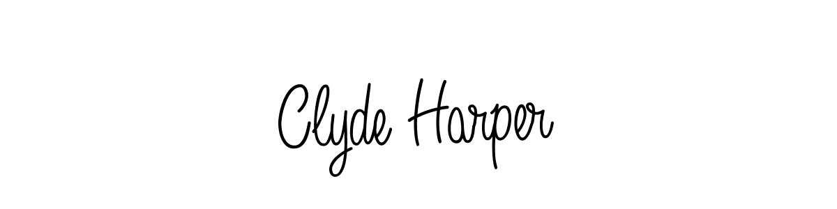 Also we have Clyde Harper name is the best signature style. Create professional handwritten signature collection using Angelique-Rose-font-FFP autograph style. Clyde Harper signature style 5 images and pictures png